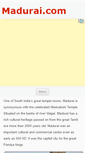 Mobile Screenshot of madurai.com